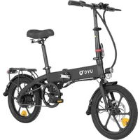 AliExpress NONE 36V7.5AH Battery Electric Bike 16 inch tire commuter electric bike DYU A1F Pro 250W Motor City Ebike Folding Electric Bike