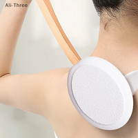 Shower Body Brush Body Scrubber Long Handle Body Brush Multi-Function Sunscreen Applicator Long Handle Body Cleaner Shower Brush