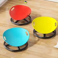 Ergonomic Swivel Sensory Chair - Eggshell Design, Anti-Slip Base & Durable Plastic. Manual Use, No Electricity Needed New 2026
