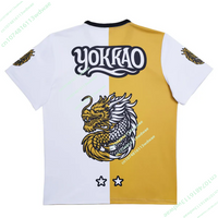 YOKKAO New 2026 Men T-Shirt Muay Thai Muscles Jujutsu Rashguard Sports Shirt Summer Training Sweat Wicking Quick Dry Gym Shirt