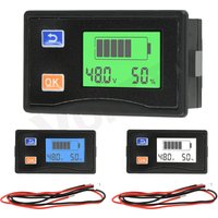 DC9-120V LCD Battery Capacity Indicator Voltage Tester Meter Acid Ternary Lithium Iron Phosphate Battery for Car Motorcycle
