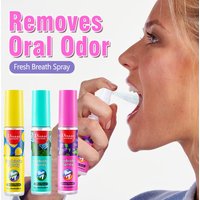 Oral Breathing Fresh Spray Lemon Grape Mint Flavor Artifact Portable Breathing Kiss Mouth Spray Clean Spray