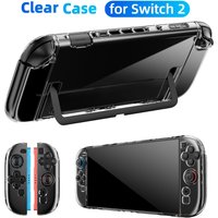 Transparent Clear Case for Nintendo Switch 2 Console Joypad Split Protective Cover Skin Protector for Switch 2 Accessories
