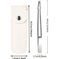 High-quality Stainless Steel Tweezers Suitable for Eyebrow and Beard Grooming Multi-functional Beauty and Facial Care Tool