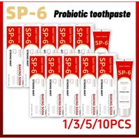 120g SP-6 Probiotic Toothpaste Whitening Tooth Remove Plaque Stains Teeth Whitener Oral Hygiene Clean Fresh Breath Denta New