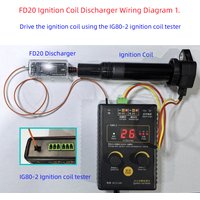 FD20 Automobile Ignition Coil Flashover Performance Detector Discharger Leakage Detection Flashover High Voltage Tester