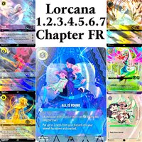 Lorcana Proxy Foil Cards FR Chapter 1/2/3/4/5/6/7 Game Card Rise of the Floodbor Into the Inklands Ursula's Return First Chapter