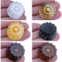 1pcs Guitar Control Knobs 6mm (0.24") Shaft Pots Rotary Volume Tone Buttons for Electric Guitar or Precision Bass
