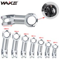 Wake Road Bike Bicycle Handlebar Stem 31.8mm 10 Degree Aluminum Alloy Lightweight for Cycling Silver Stem Accessories