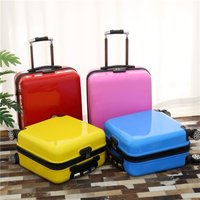Waterproof 18 inch Student Trolley Case with Combination Lock Children's Suitcase Featuring Universal Wheel Boarding Travel Lugg