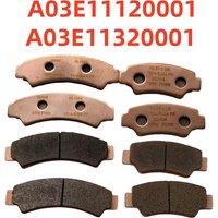 Ensemble complet d'origine de plaquettes de frein avant et arrière A03E11120001 & A03E11320001 pour Segway 600 ATV Snarler AT6 L E5 Snarler AT6 S T3b