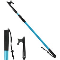 KOMCLUB Retractable Boat Hook 3.3ft-6.6ft Extension Pole Hook Push Stick For Boat Non Slip Lubber Handle Durable Anti-Rust Multi-Functional Replaceable Head Push Pole