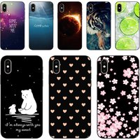 Case For iPhone X XS XR 10 Cases Soft Silicon TPU Cover For iPhone XS Max Coque Etui Bumper Phone Back Cover Full 360 Protective