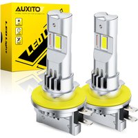 AUXITO 2x H8B H9B H11B LED Headlight Bulb DRL Canbus For Ford Fiesta Hyundai Kia Sportage 3 Forte 2011 H11B LED Fog Light Turbo
