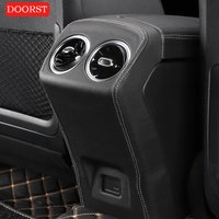 For Mercedes Benz A CLA Class W177 C118 Car Leather Panel Cover Rear Air Vent Cover Interior Modification Decoration Accessories