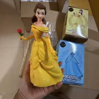18cm Anime Figure Beauty and Beast Princess Belle Cinderella Action Figure Movie Peripherals Desktop Ornament Brithday Gift