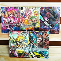 ONE PIECE OPCG OP13 HoloFoil Game Anime Collection Card Rebecca/Charlotte Pudding/Shanks/Carrrot/Trafalgar Law-Toys Collectibles