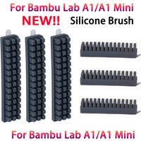 For Bambu Lab A1 mini hotend brush 1/3/6pcs For Bambu Lab A1 Hotend kit Nozzle Silicone Brush
