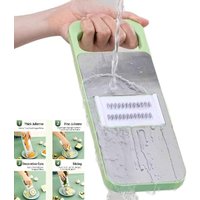 Blade Multi-functional Vegetable Slicer With Slide-On Hand Guard - Vegetable Slicer, Potato/Onion/Garlic Slicer, Kitchen Grater