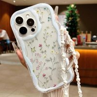 Colorful Flower WavyCream Phone Case For Samsung Galaxy S26 S25 S24 FE S22 S23 Ultra Plus A56 A55 A37 A36 A27 A26 A16 Soft Cover