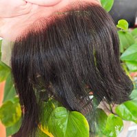 Swiss Full Lace Men's V-Style Frontal Hairline 4x18cm 100% Human Remy Hair Toupee with Bleached Knots Natural Color Hairpieces