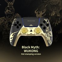 PS5 Controller Case Touchpad Gamepad Cover Replacement Front Backplate Controller Case Limited Edition Gold Wukong for BDM-010