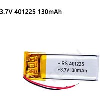 401223/401225 3.7V 130mAh Li-Polymer Rechargeable Battery for Xiaomi Mi Band Bluetooth Earphones, Recording Pen,Selfie stick