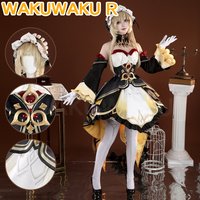 Sandrone Cosplay Costume Game Genshin Impact【XS-2XL】WakuWaku-R Women Nod-Krai Sandrone Harbinger Marionette Plus Size Wig