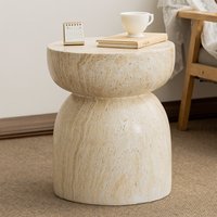 Coffee Table Medieval Style Imitation Travertine Edge Few TV Cabinet Bedside Table Bedroom Balcony Swimming Pool Round Table