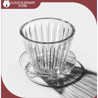 Hot Sales TIMEMORE B75 Basket Coffee Dripper Crystal Eye Pour Over Coffee Filters PCTG 1-2Cups Flat Bottom Increase Uniformity