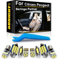 Auto Innen LED Licht Für Citroen Berlingo K9 B9 Peugeot Partner 1998 2002 2007 2008 2014 2020 2021 Tepee Zubehör Canbus