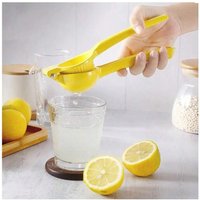 1/2pcs Premium Metal Manual Lemon Juicer Professional Citrus Squeezer for Lime Orange Fruit Juicing Kitchen Gadgets Yellow Green