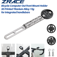 AliExpress ZRACE 3D Printed Titanium Bike Computer Front Mount for Integrated Handlebars, iGPSPORT Garmin Bryton Wahoo