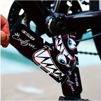AliExpress NONE 2Pcs Shark Pattern Bike Crank Protection Stickers Anti-Scratch Decor Decals Universal for Mountain Bike and Road Bicycle