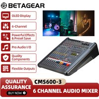 CMS600-3 Audio Mixer Original Logo 6 Channel Audio Consola Digital Mixing Console Professional Stage Aduio Equipment CMS 600
