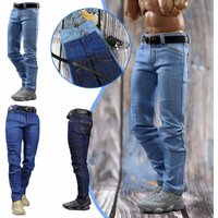 1/6 Scale Jeans 12" Scale Pants Doll Pants Man Doll Clothes