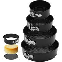 Round Cake Mould Removable Bottom Leakproof Round Cake Pan Bakeware Non-Stick Metal Bake Mould Kitchen Accessories Baking Tools