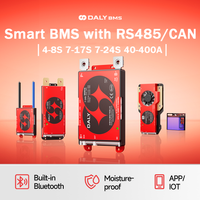 Daly Smart BMS Lifepo4 4S 6S 8S 24V 10S 16S 40A 60A 80A 100A 150A 200A 250A 300A 400A Li-ion Battery RS485 CANBUS Bluetooth BMS