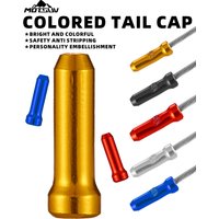 AliExpress VXM Bicycle Line Pipe Tail End Brake Wire Cap Cycling Aluminium Shift Wire End Caps Tips Crimp Colored Line Cap Bike Accessories