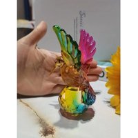 Crystal Hummingbird Home Decor - Light Luxury Creative Animal Figurine for Living Room Table, Unique Birthday Gift for Her