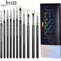 Jessup Eyes Brushes set, Eyeshadow Makeup Brush, Premium Synthetic Blending Shader Crease T340