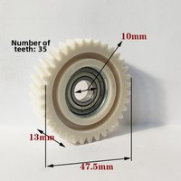 AliExpress MEROCA 3PCS 35T Electric Bicycle Planetary Gear Nylon Left Skew Gear For 500W/750W/1000W Motor E-bike Nylon Motor Gear 