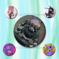 J-Jax Cartoon T-TADC Button Badges 25 32 44 58 75 mm Round Cosplay Pin Bag Decor Fans Collect Friends Gifts Brooch Souvenir