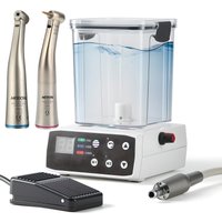 2 In 1Dental LED Brushless Electric Micro Motor With Water Tank1:1/1:5/16:1 Contra Angle Handpiece Dentist Training Clinic Tools