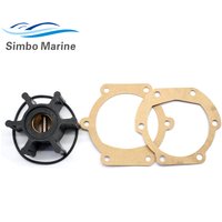 Fits for Volvo Penta 8758C3 3593659 3596497 21213660 Water Pump Flexible Impeller D1-13 20 30 & D2-40 55 75 MD 3B 17C 17D 20B