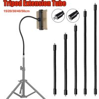 Metal Monopod Metal Tube Rod With 1/4inch Screw Flexible Tripod Extension Tube Lightweight Pole Extender Accessory SLR Cameras