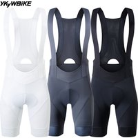 YKYWBIKE Radsport-Trägerhose für Herren Outdoor Rennrad-Sportunterwäsche mit Schwammpolsterung Fahrrad-Trägerhose Herren-Radsportbekleidung MTB-Shorts