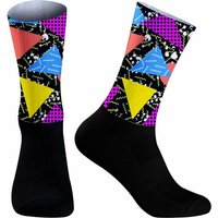 AliExpress NONE Riding the Circle Secret! Color blocking geometric cycling socks with personalized patterns that catch the eye with every step.