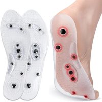Foot Acupressure Enhanced Massage Insoles Long Lasting Breathable Insoles for Men And Women Massage Transparent Insole
