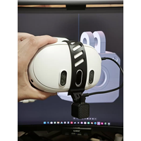 PP VRChat Face Tracking Camera, Wireless/Wired Dual-Mode VR Face Mask, USB Infrared Webcam for Steam VR Game Accessory